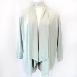 ATHLETA Plus Cozy Soft Pranayama Restore Wrap Green Cardigan 3X
